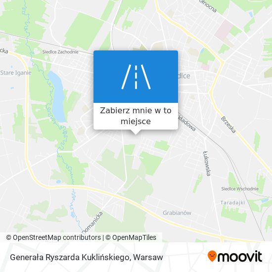 Mapa Generała Ryszarda Kuklińskiego