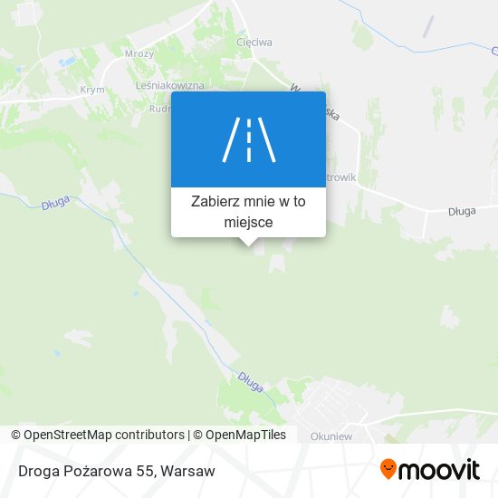 Mapa Droga Pożarowa 55