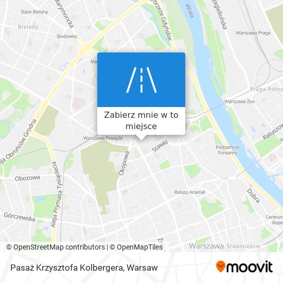 Mapa Pasaż Krzysztofa Kolbergera