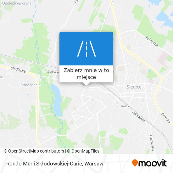 Mapa Rondo Marii Skłodowskiej-Curie