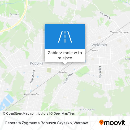 Mapa Generała Zygmunta Bohusza-Szyszko