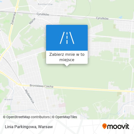 Mapa Linia Parkingowa