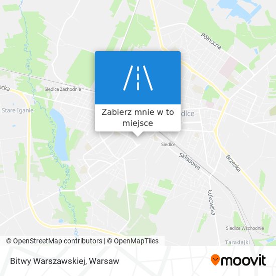 Mapa Bitwy Warszawskiej