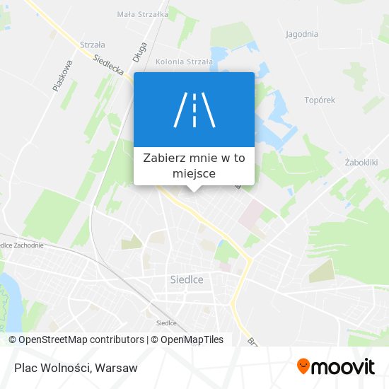 Mapa Plac Wolności