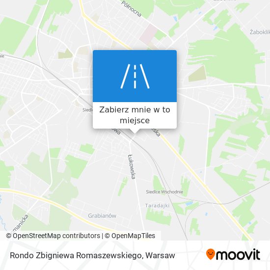 Mapa Rondo Zbigniewa Romaszewskiego