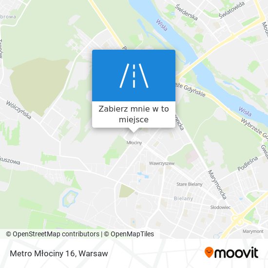 Mapa Metro Młociny 16