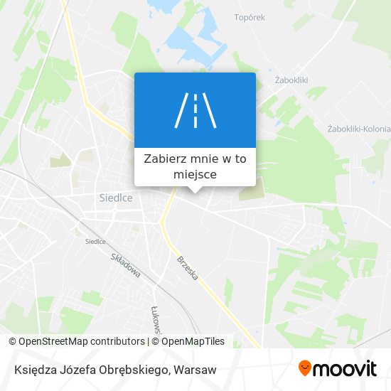 Mapa Księdza Józefa Obrębskiego