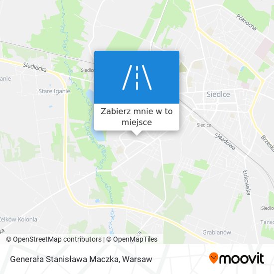 Mapa Generała Stanisława Maczka