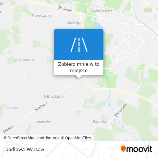 Mapa Jodłowa