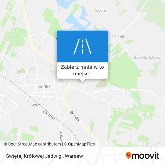 Mapa Świętej Królowej Jadwigi