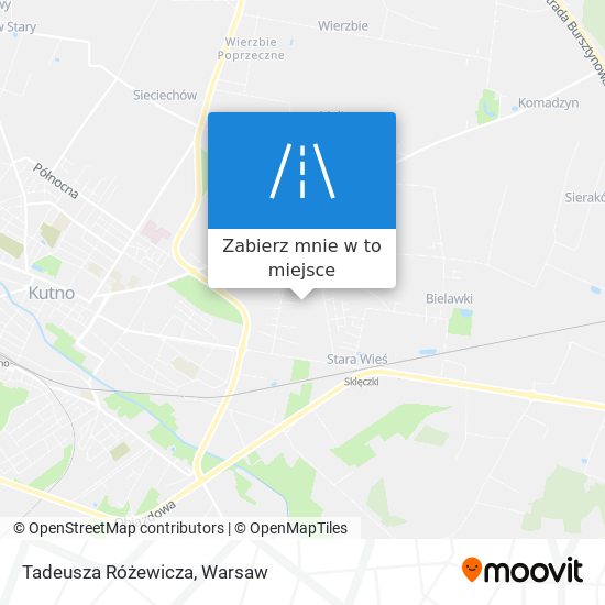 Mapa Tadeusza Różewicza