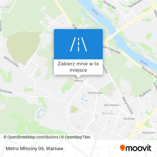 Mapa Metro Młociny 06