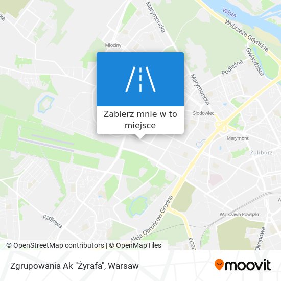 Mapa Zgrupowania Ak "Żyrafa"