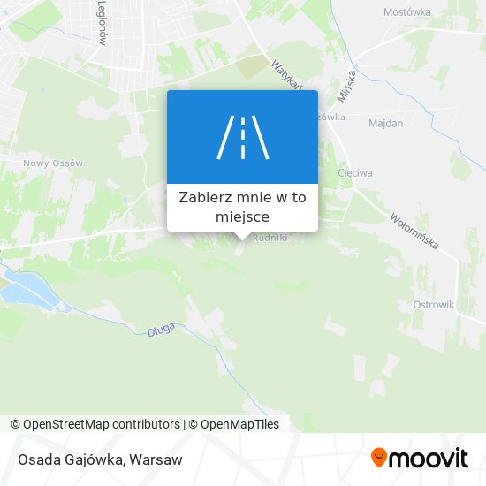 Mapa Osada Gajówka