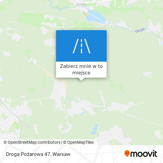 Mapa Droga Pożarowa 47