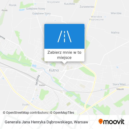 Mapa Generała Jana Henryka Dąbrowskiego