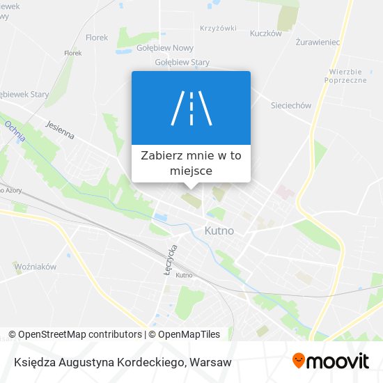 Mapa Księdza Augustyna Kordeckiego