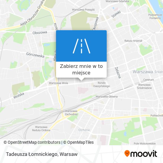 Mapa Tadeusza Łomnickiego