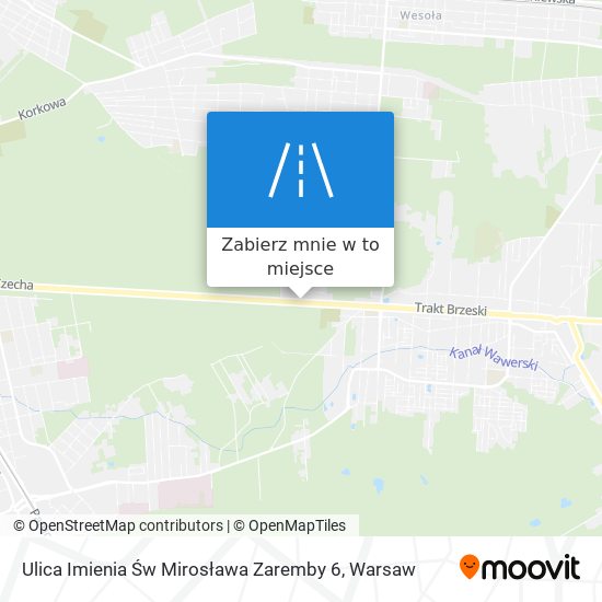 Mapa Ulica Imienia Św Mirosława Zaremby 6