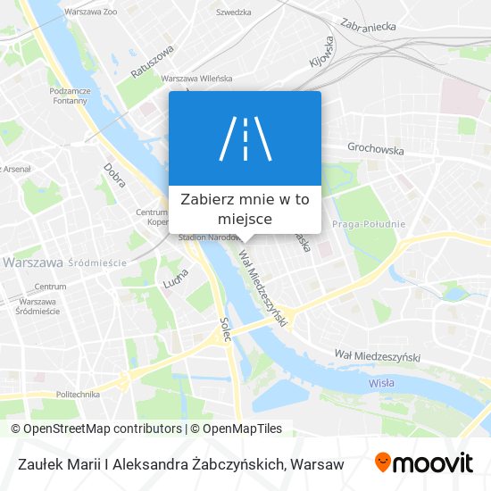 Mapa Zaułek Marii I Aleksandra Żabczyńskich