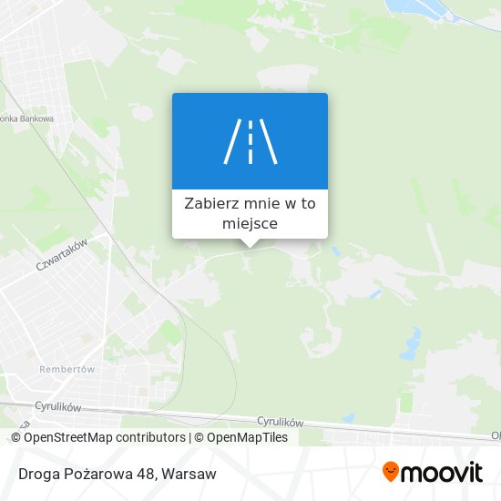 Mapa Droga Pożarowa 48