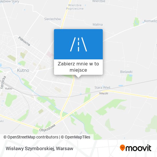 Mapa Wisławy Szymborskiej