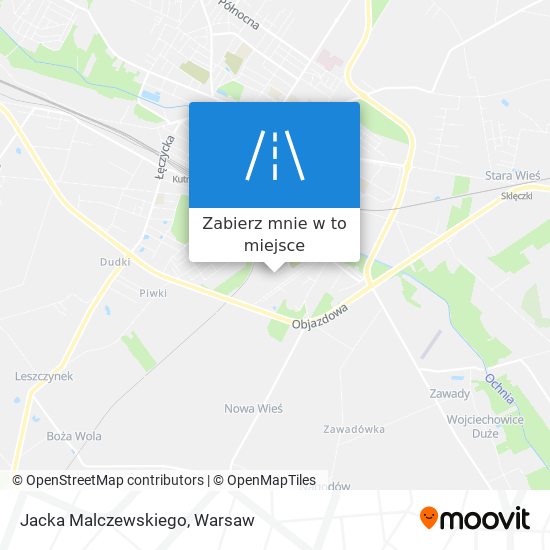 Mapa Jacka Malczewskiego