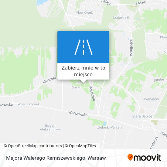 Mapa Majora Walerego Remiszewskiego