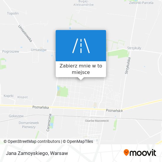 Mapa Jana Zamoyskiego