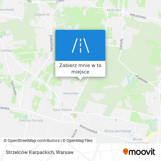 Mapa Strzelców Karpackich