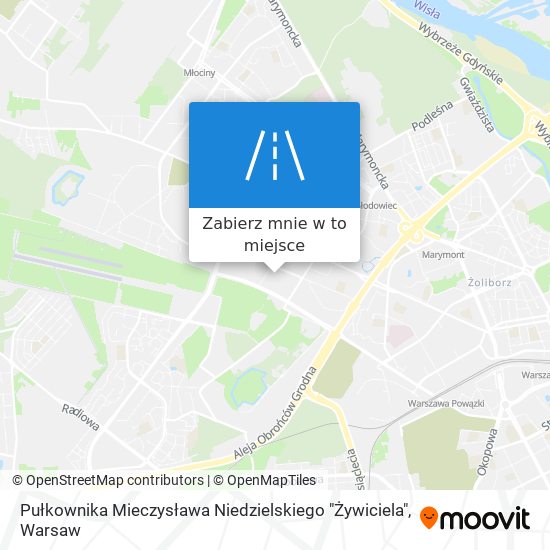 Mapa Pułkownika Mieczysława Niedzielskiego "Żywiciela"