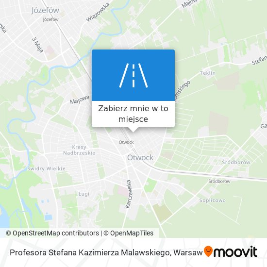 Mapa Profesora Stefana Kazimierza Malawskiego