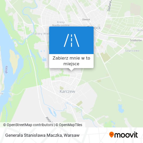 Mapa Generała Stanisława Maczka