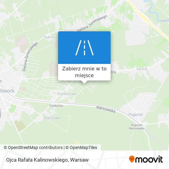 Mapa Ojca Rafała Kalinowskiego