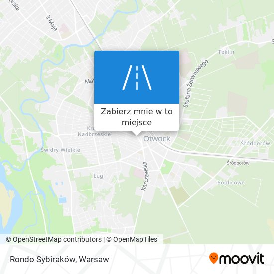 Mapa Rondo Sybiraków