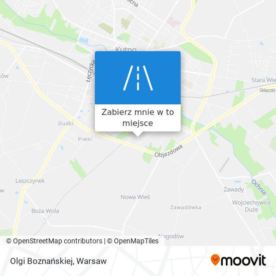 Mapa Olgi Boznańskiej