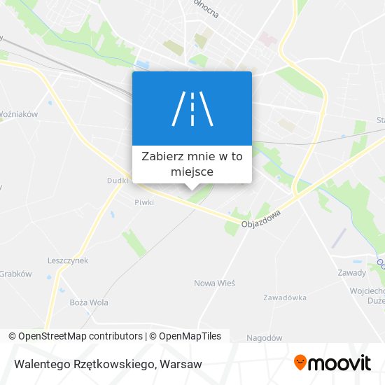 Mapa Walentego Rzętkowskiego