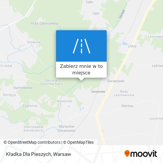 Mapa Kładka Dla Pieszych