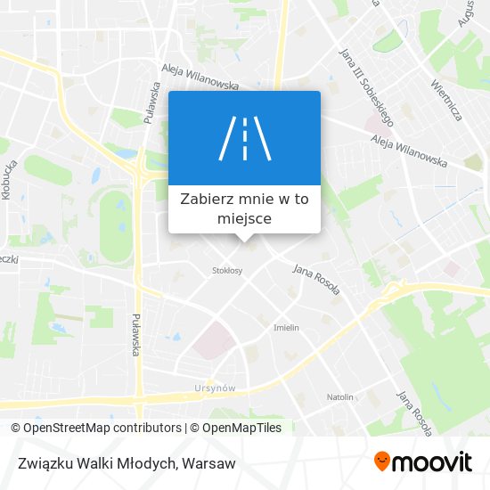 Mapa Związku Walki Młodych