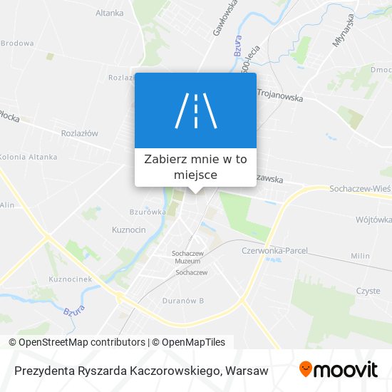 Mapa Prezydenta Ryszarda Kaczorowskiego