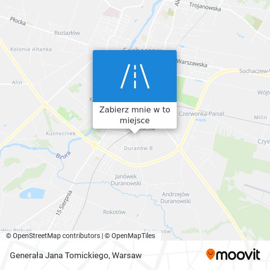 Mapa Generała Jana Tomickiego