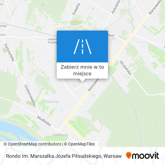 Mapa Rondo Im. Marszałka Józefa Piłsudskiego