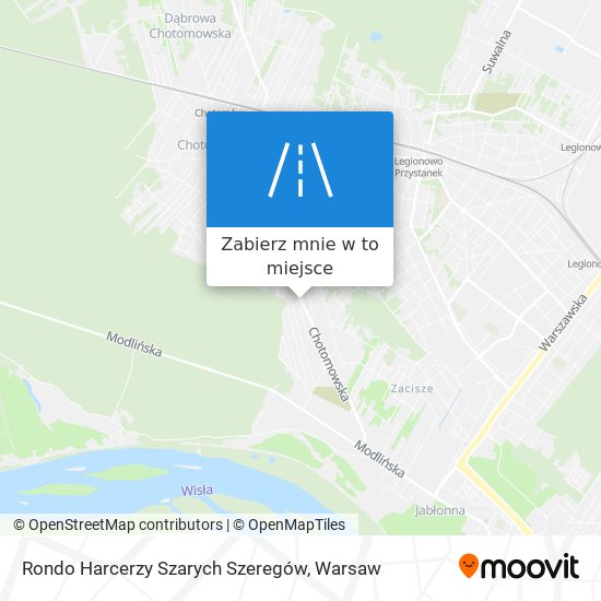 Mapa Rondo Harcerzy Szarych Szeregów