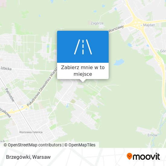 Mapa Brzegówki