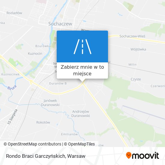 Mapa Rondo Braci Garczyńskich