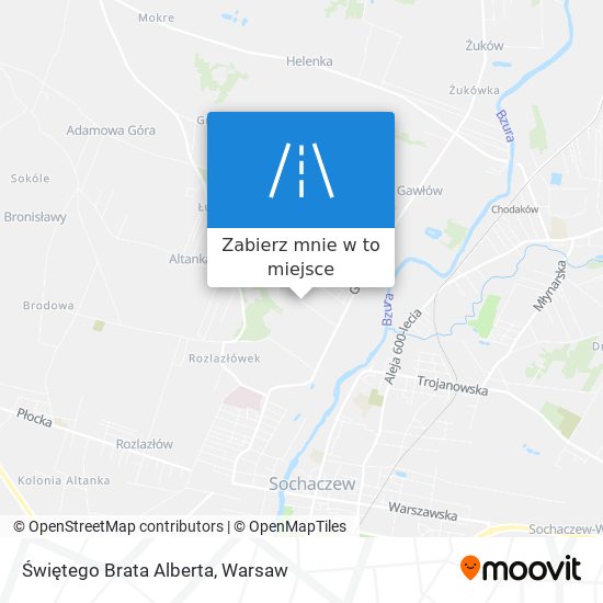 Mapa Świętego Brata Alberta