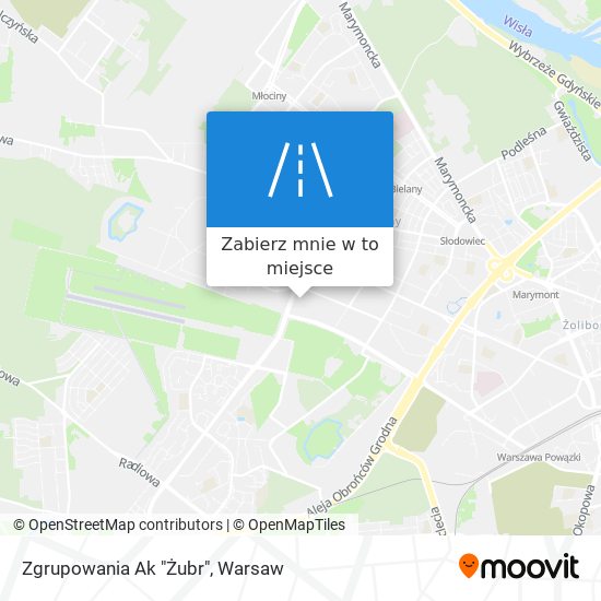 Mapa Zgrupowania Ak "Żubr"