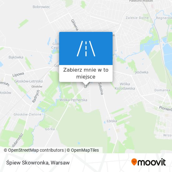 Mapa Śpiew Skowronka