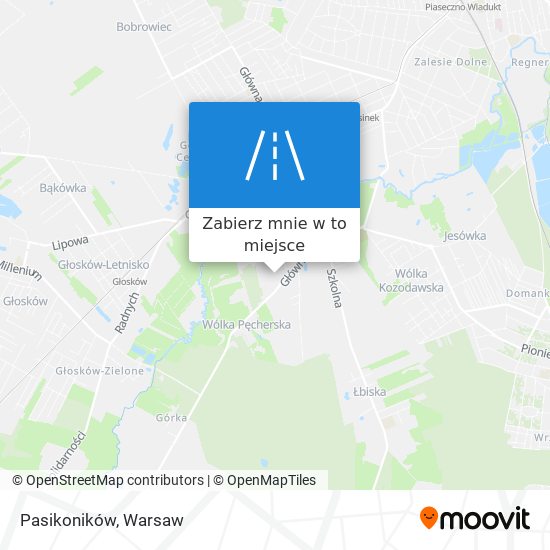 Mapa Pasikoników