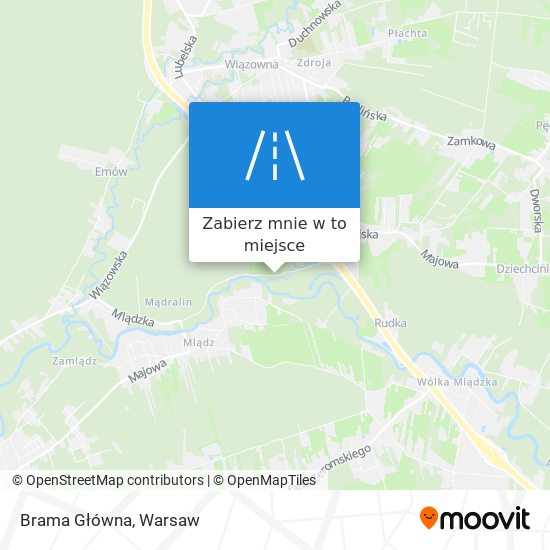 Mapa Brama Główna